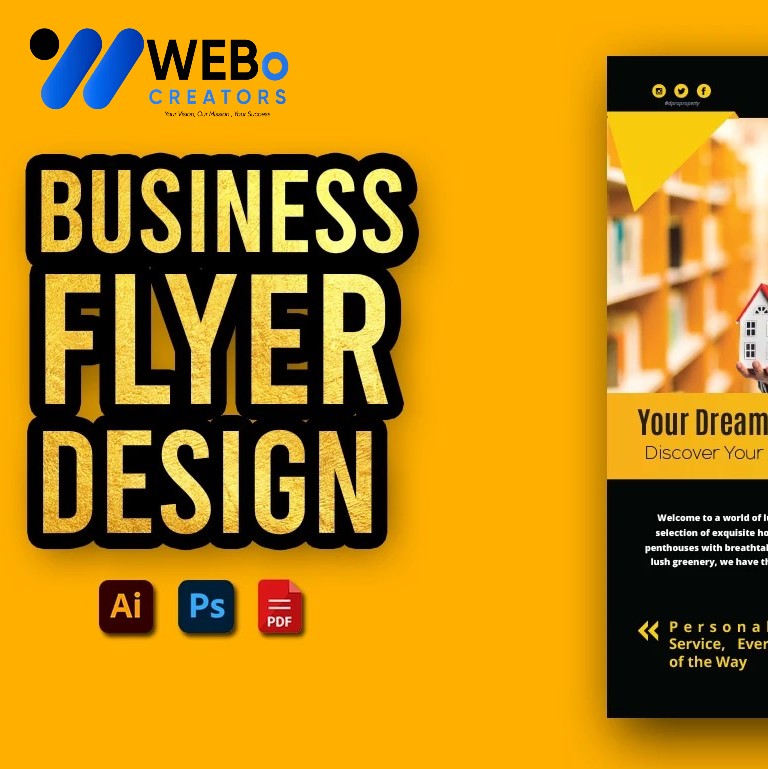 Creative Flyer Design for Moving Company in Sweden | Flyer for Removals Services